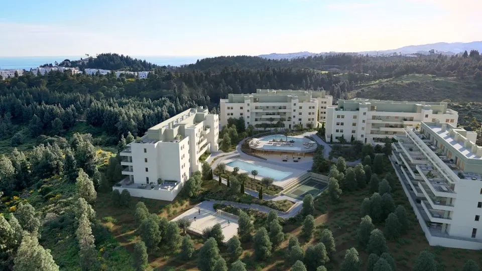 Apartamenty w otoczeniu zieleni w Mijas — zdjęcie
