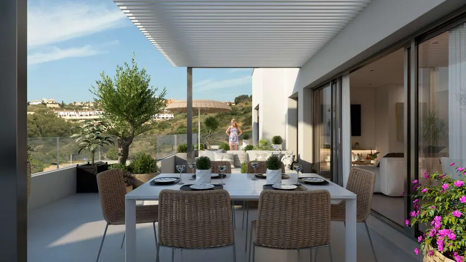 Apartamenty z widokiem na morze w Casares — zdjęcie