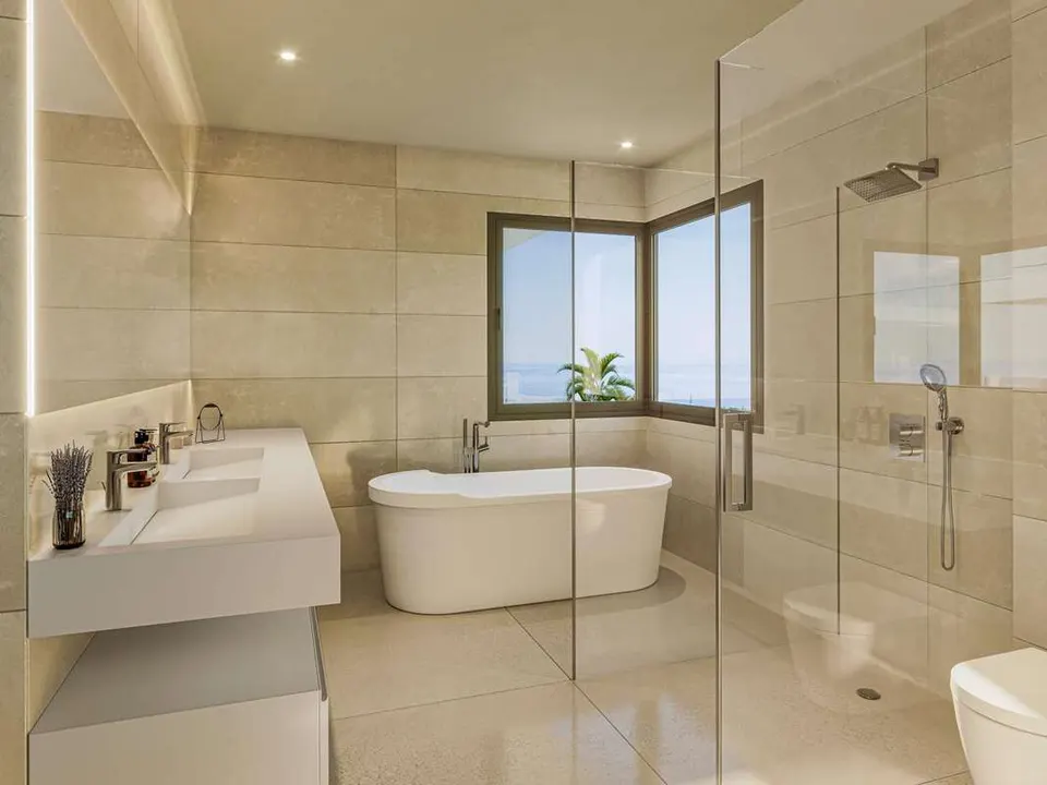 Penthouse z panoramicznym widokiem w Marbelli — zdjęcie