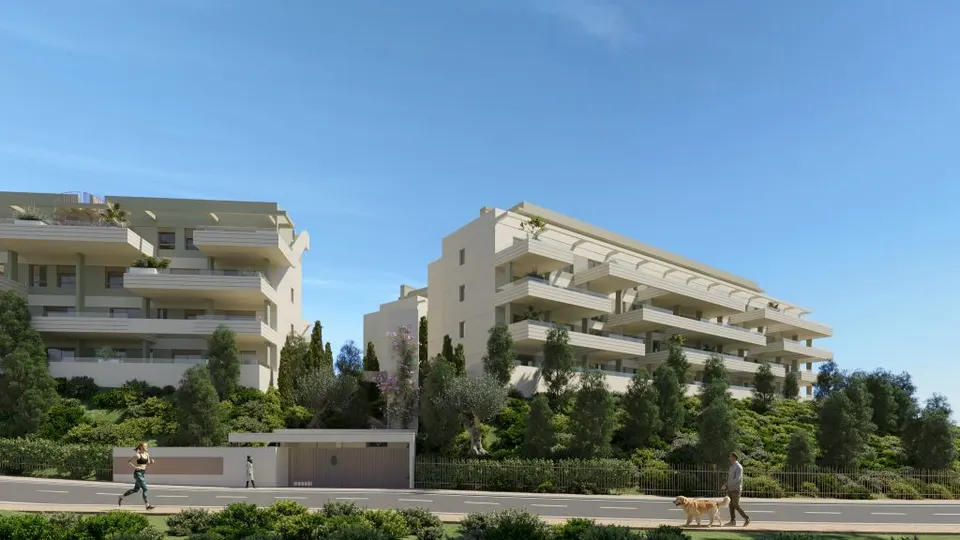 Apartamenty w otoczeniu zieleni w Mijas — zdjęcie