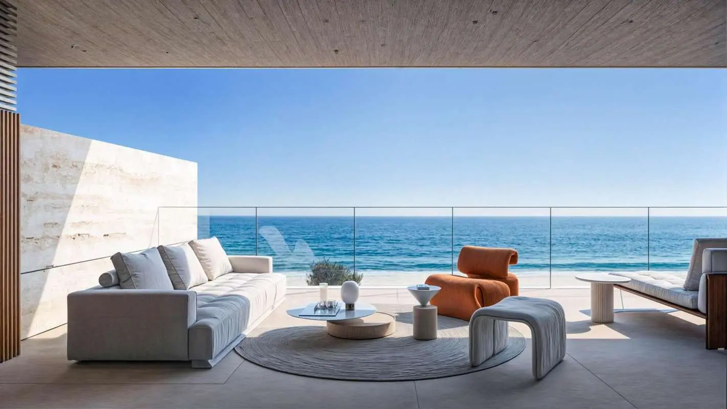 Penthouse z widokiem na morze w Manilva