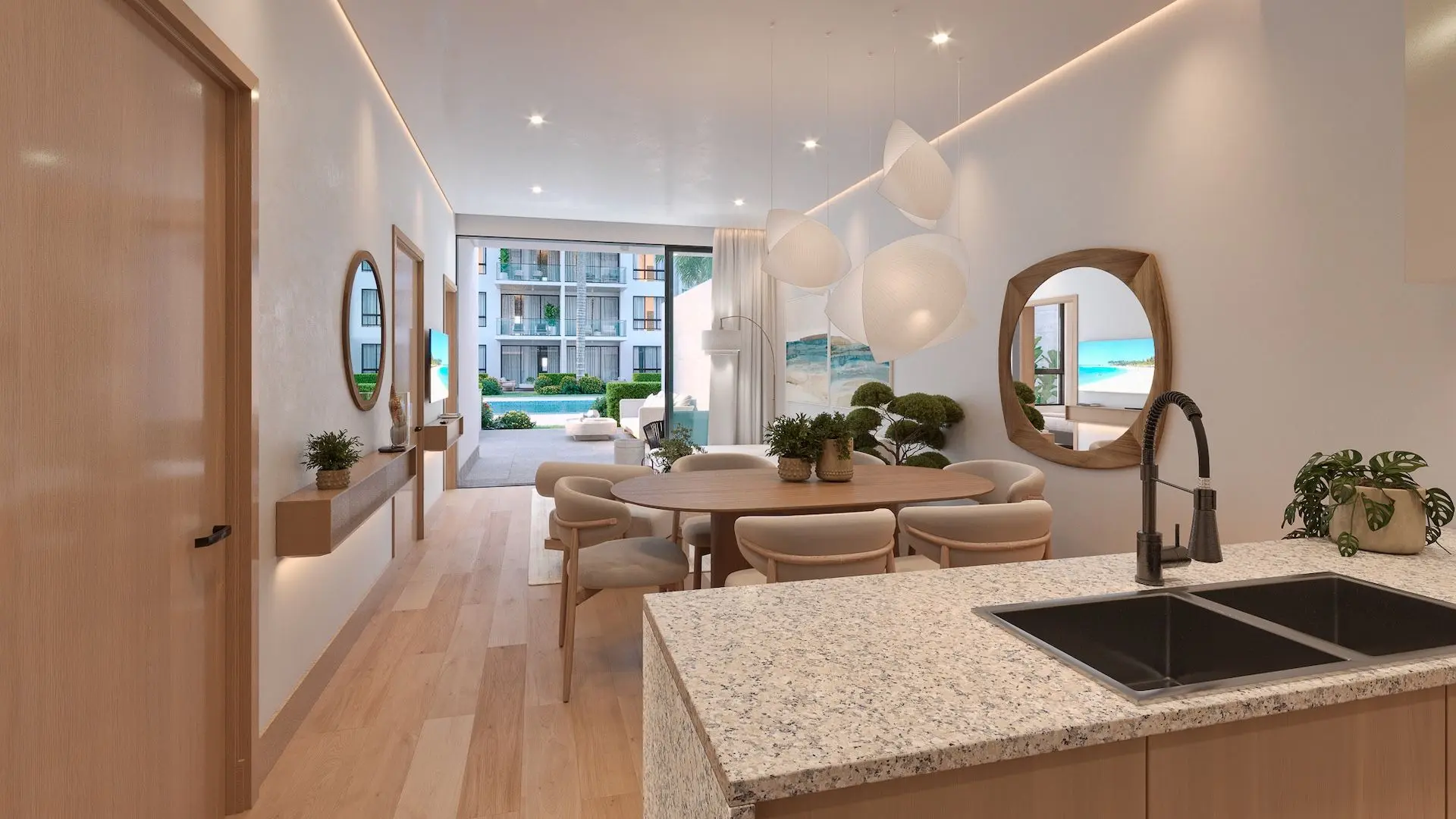 Apartamenty z prywatną laguną i plażą — zdjęcie 22