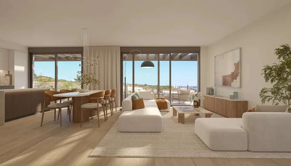 Apartamenty z widokiem na morze w Mijas Costa — zdjęcie