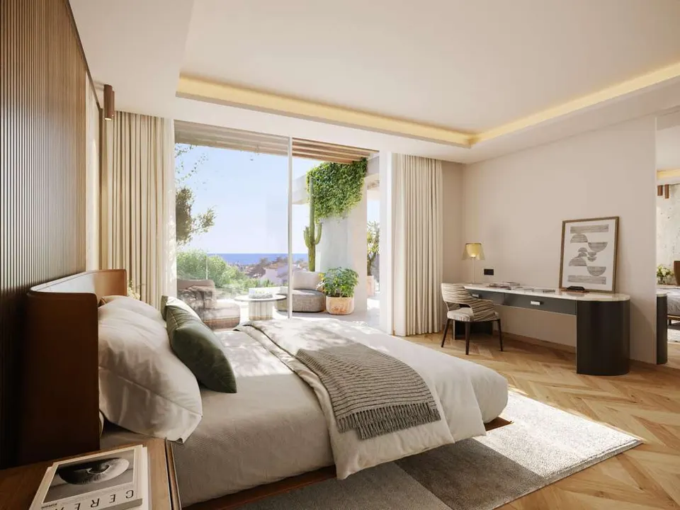 Penthouse z prywatnym basenem w Marbelli — zdjęcie