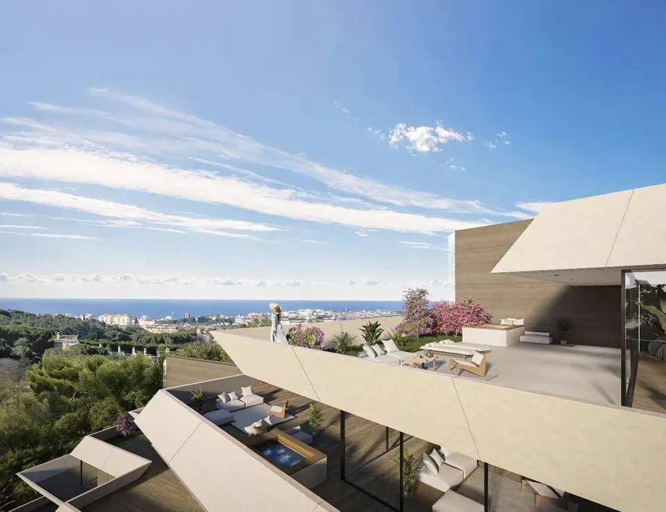 Apartamenty z widokiem na morze w Benalmádena — zdjęcie