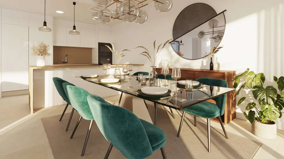 Apartamenty z widokiem na morze w Esteponie — zdjęcie