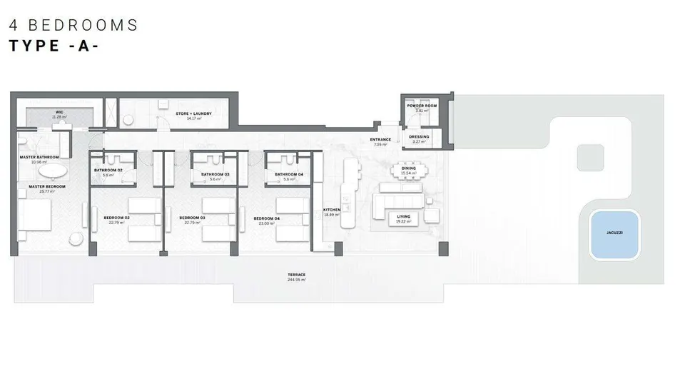 Penthouse z jacuzzi w Casares — zdjęcie