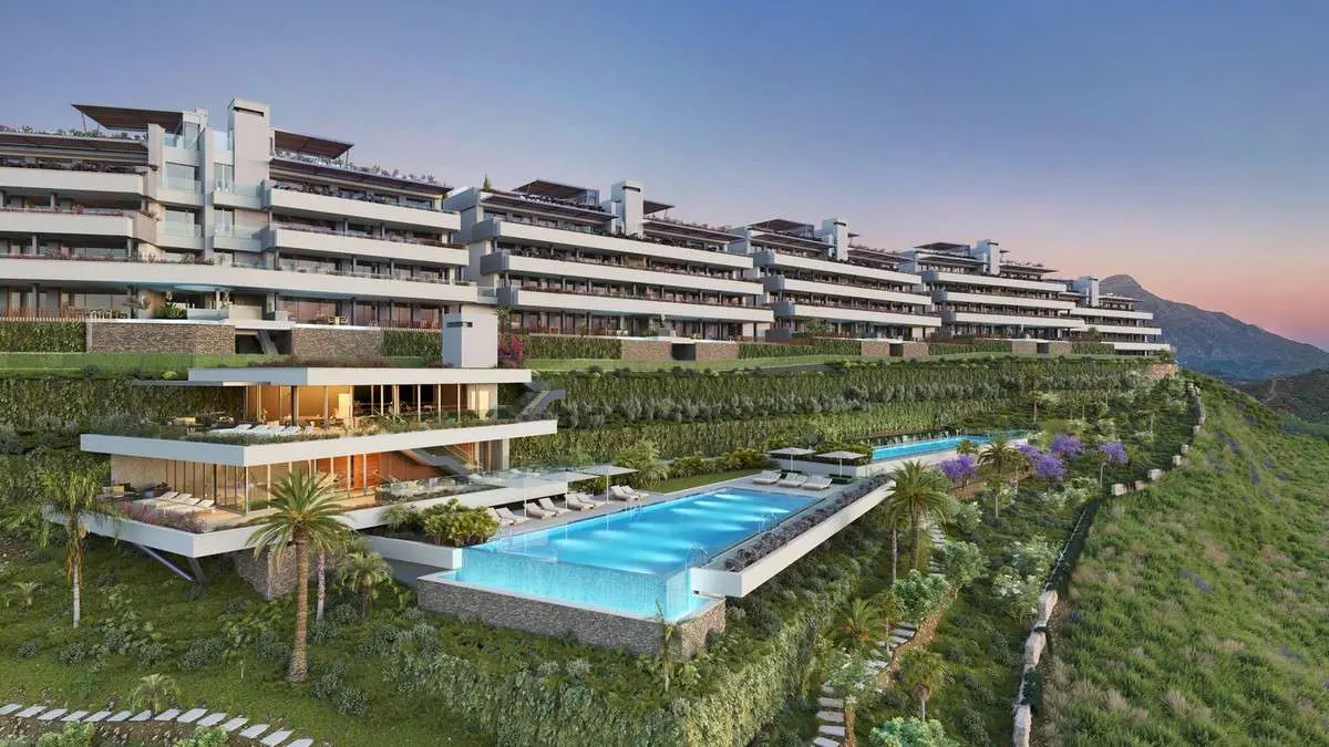 Apartament z widokiem na morze w Benahavís