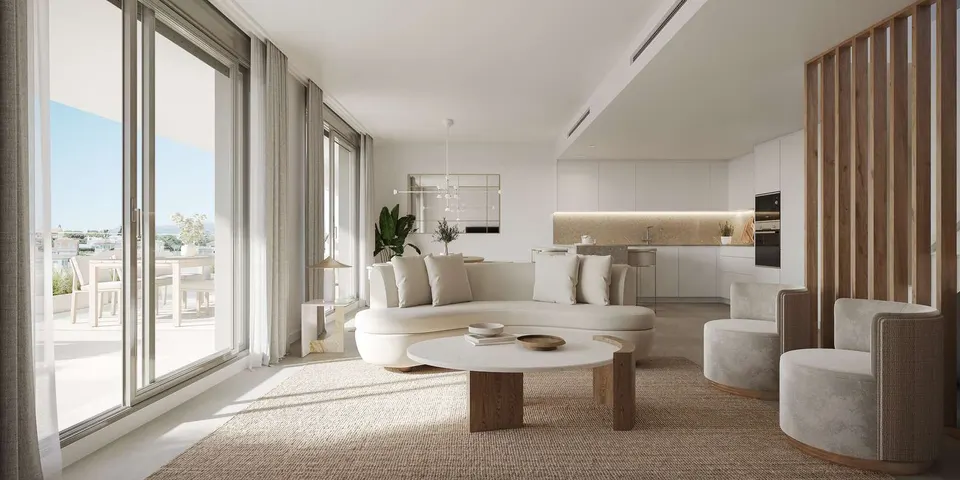 Penthouse z widokiem na morze w Esteponie — zdjęcie