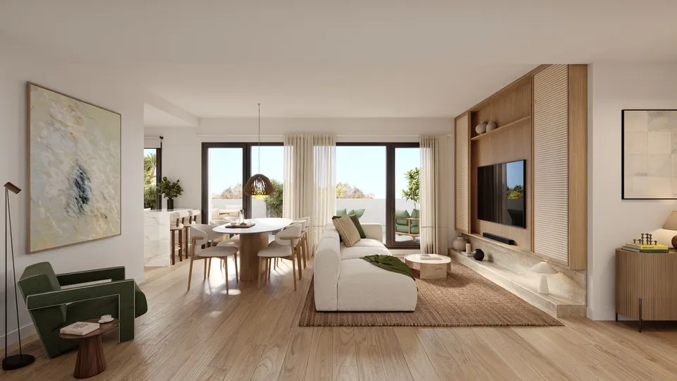 Apartamenty z prywatnymi ogrodami w Alhaurín de la Torre — zdjęcie