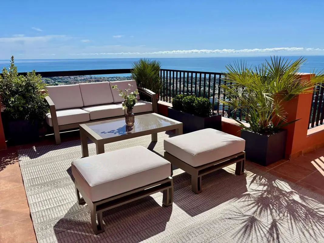 Apartament z widokiem na morze w Mijas