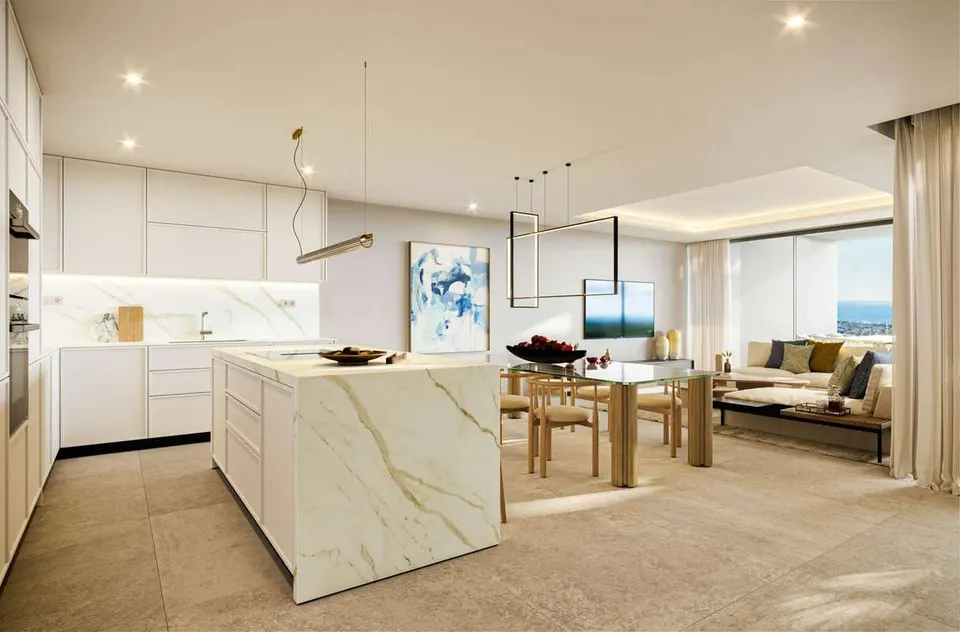 Penthouse z prywatnym basenem w Casares — zdjęcie