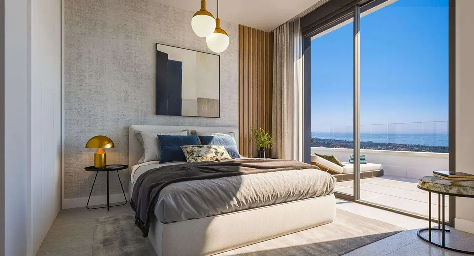 Penthouse z widokiem na morze w Marbelli — zdjęcie
