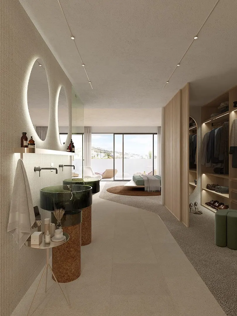 Apartamenty z widokiem na morze w Benalmádena Pueblo — zdjęcie