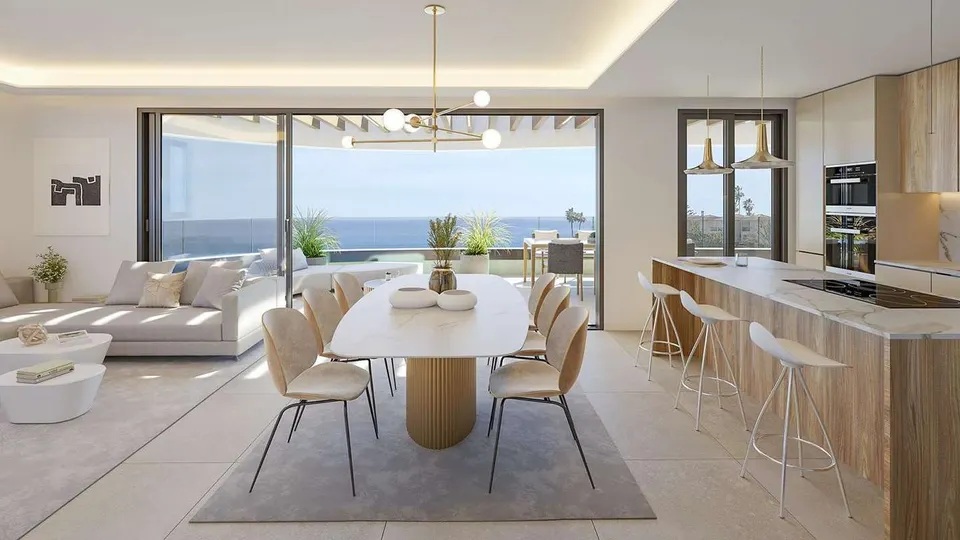 Apartament z widokiem na morze w Mijas — zdjęcie