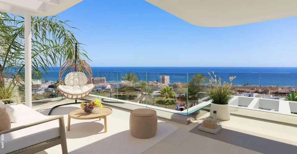 Apartamenty z widokiem na morze w Mijas Costa — zdjęcie