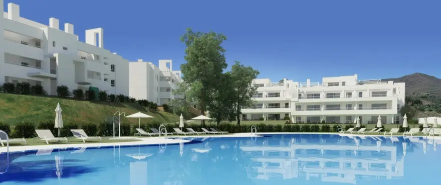 Apartamenty z widokiem na morze w Mijas Costa