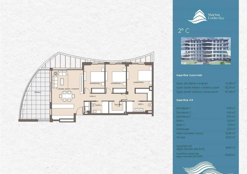 Apartament z widokiem na morze w Benalmádena — zdjęcie