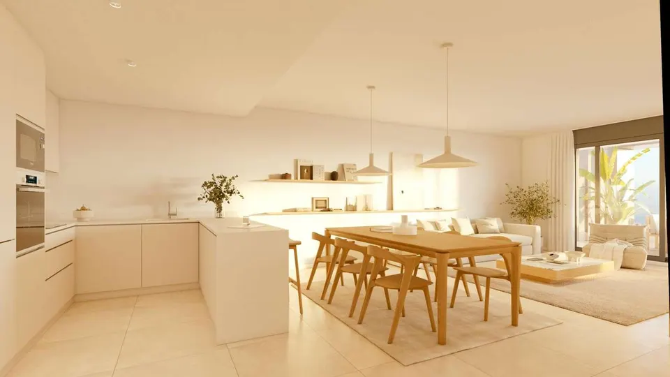 Apartament z widokiem na morze w Esteponie — zdjęcie
