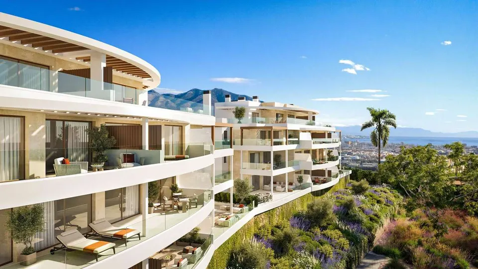 Penthouse z widokiem na morze w Mijas — zdjęcie