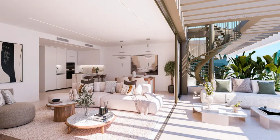 Apartamenty z widokiem na morze w Esteponie — zdjęcie