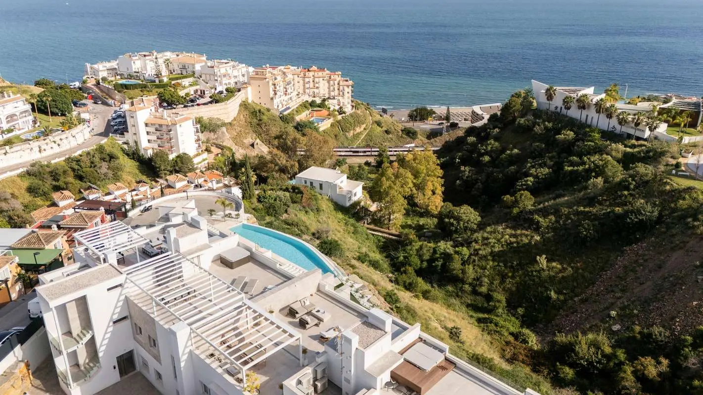Penthouse z widokiem na morze w Benalmádenie — Penthouse, Benalmádena