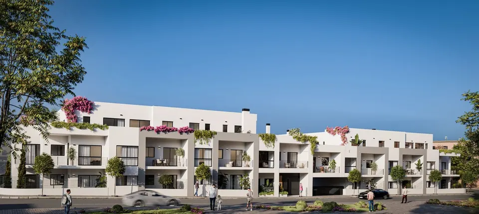 Apartamenty z prywatnymi ogrodami w Alhaurín de la Torre — zdjęcie