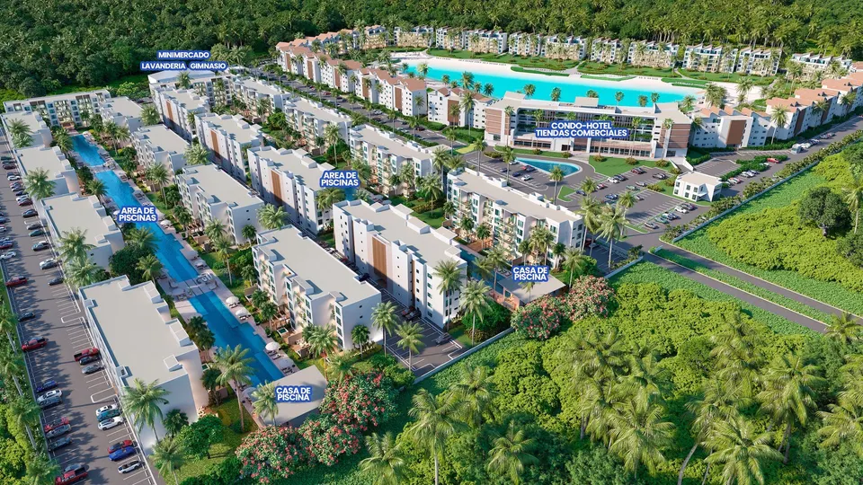 Apartamenty z prywatną laguną i plażą — zdjęcie