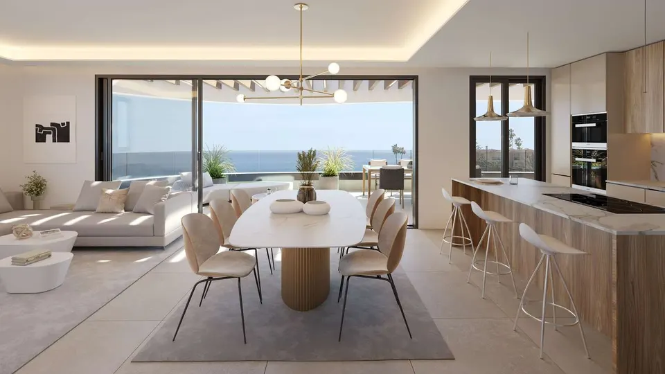 Apartament z widokiem na morze w Mijas — zdjęcie