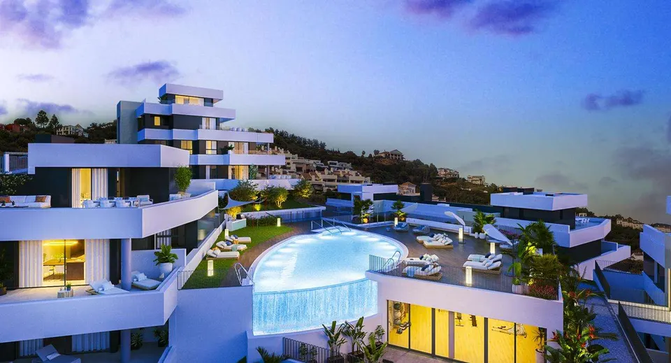 Penthouse z widokiem na morze w Marbelli — zdjęcie