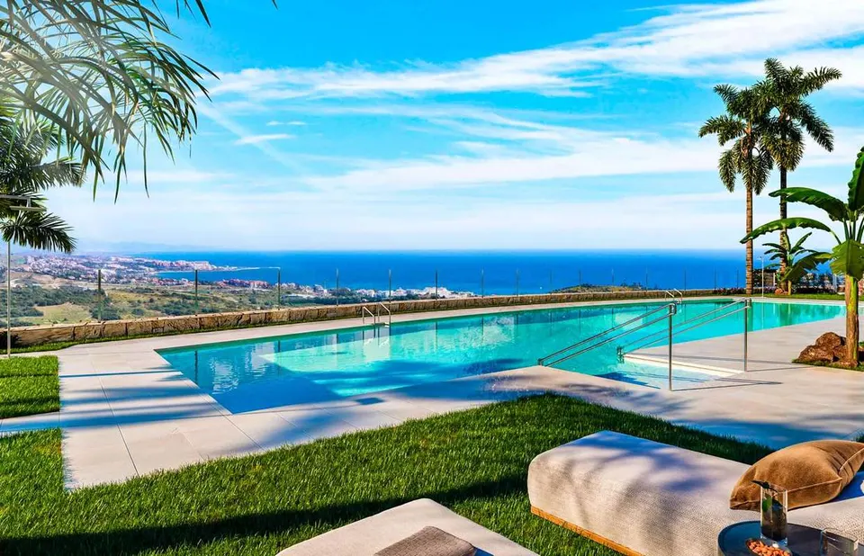 Apartament z tarasem w Casares — zdjęcie