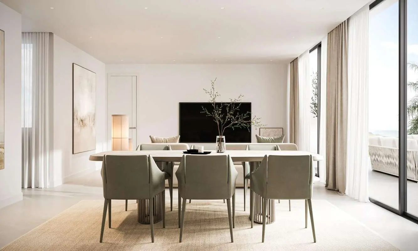 Apartament z ogrodem w Esteponie