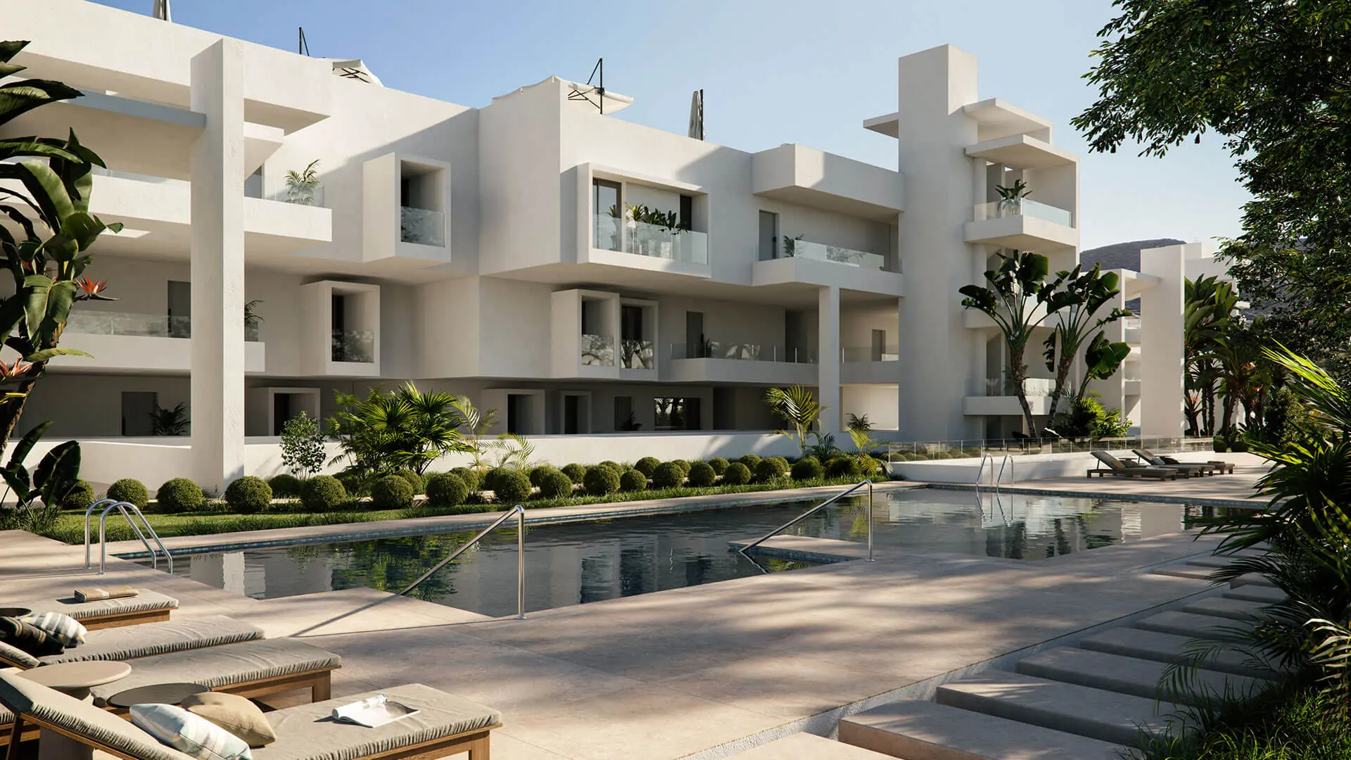 Apartamenty z prywatnym basenem w Casares