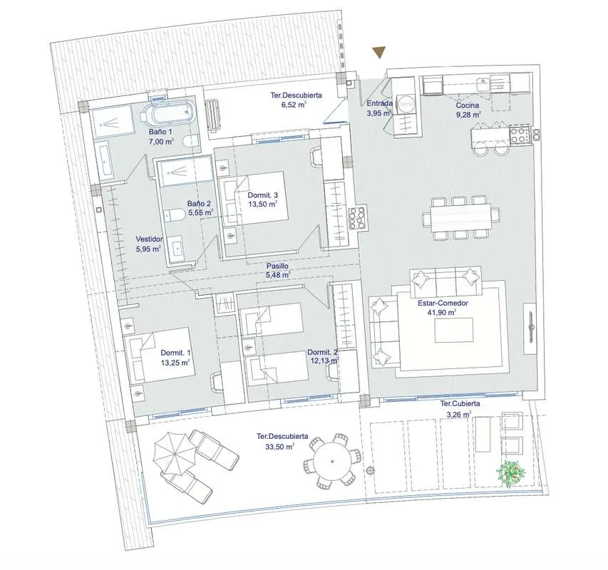Penthouse blisko morza w Benalmádena — zdjęcie