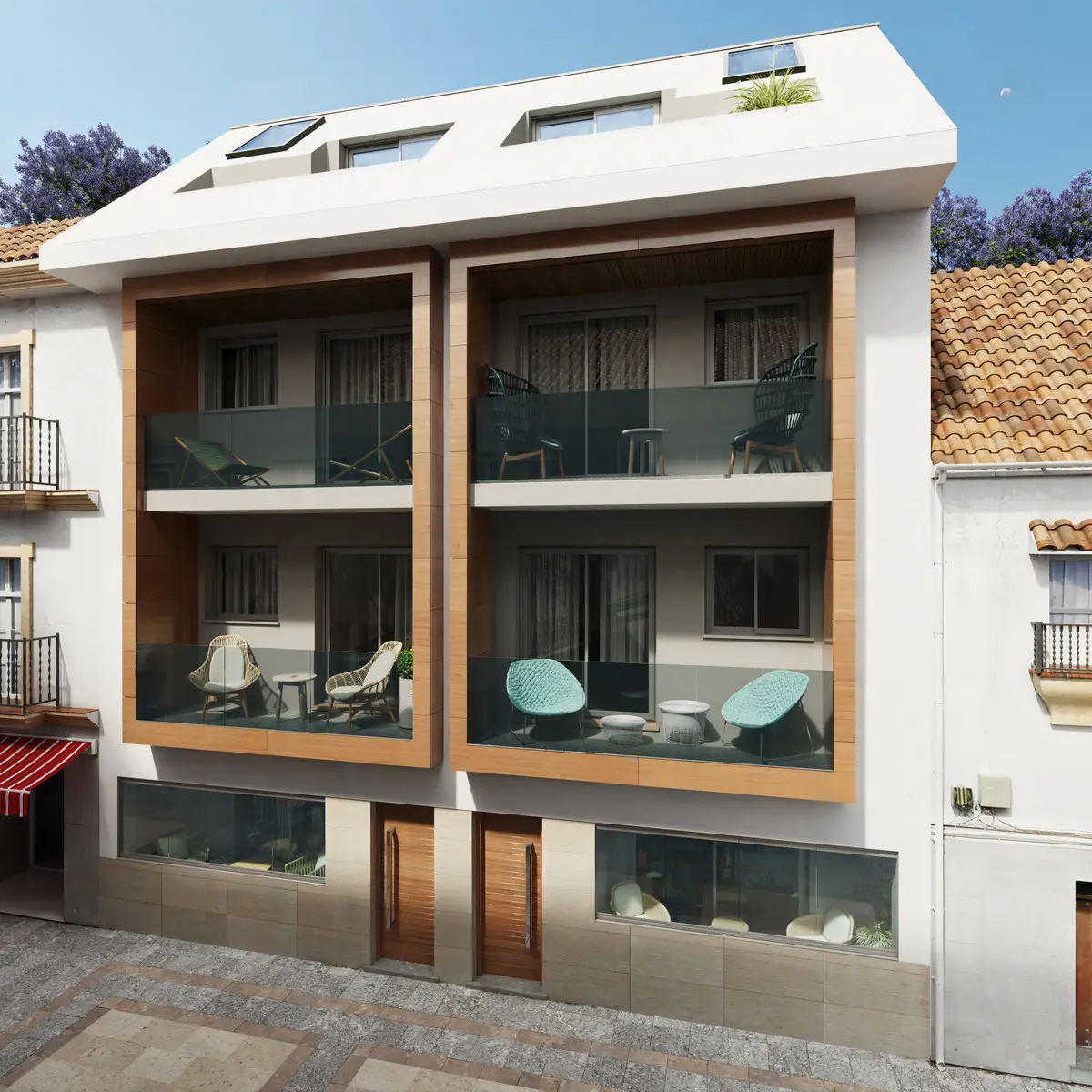 Apartamenty z widokiem na morze w Fuengiroli