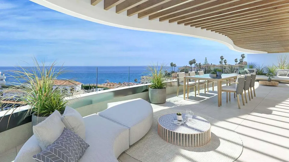 Penthouse z solarium w Mijas — zdjęcie