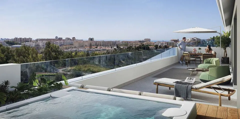 Penthouse z widokiem na morze w Fuengiroli — zdjęcie