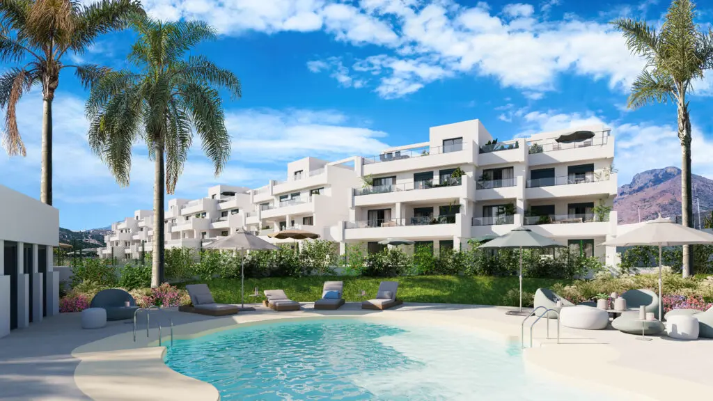 Apartamenty przy polu golfowym w Esteponie