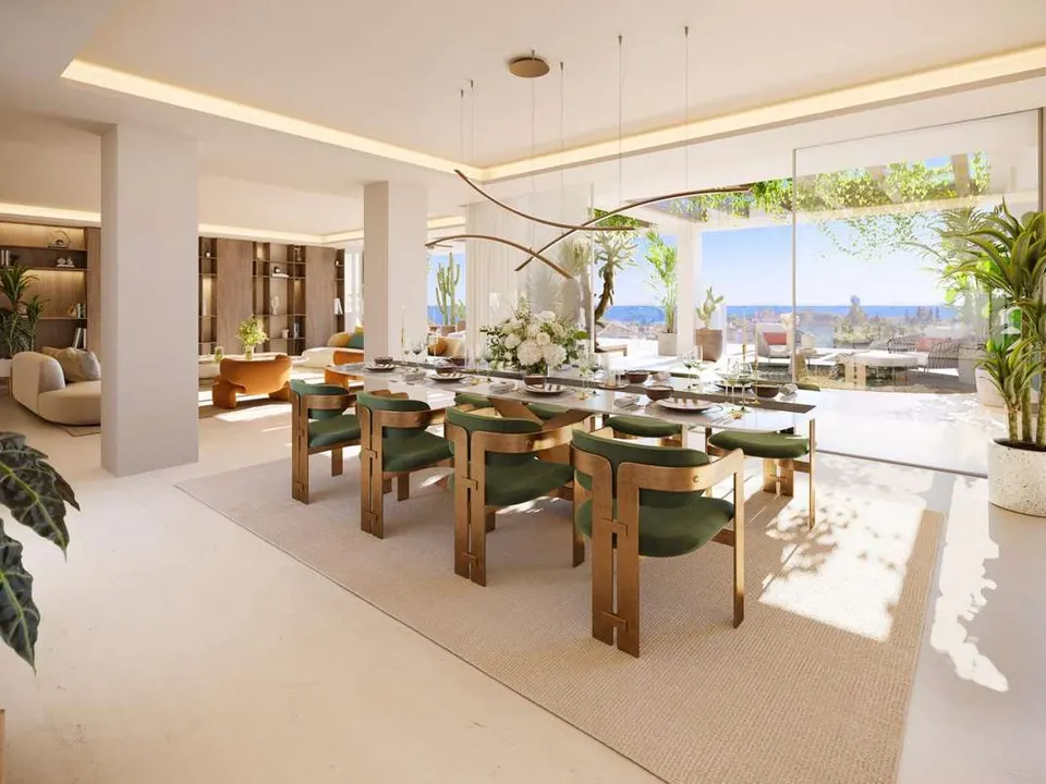 Penthouse z prywatnym basenem w Marbelli — zdjęcie