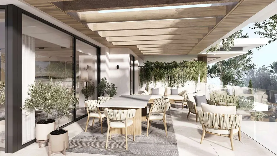 Penthouse z dostępem do plaż w Esteponie — zdjęcie