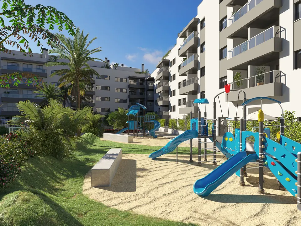 Apartamenty z tarasami w Mijas — zdjęcie