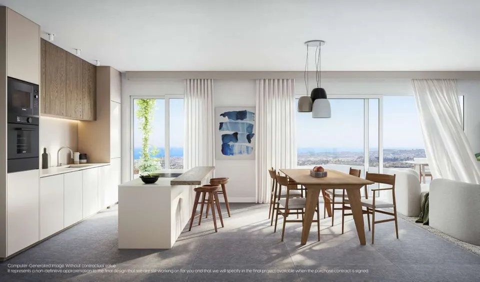 Apartament z integracją z krajobrazem w Mijas — zdjęcie