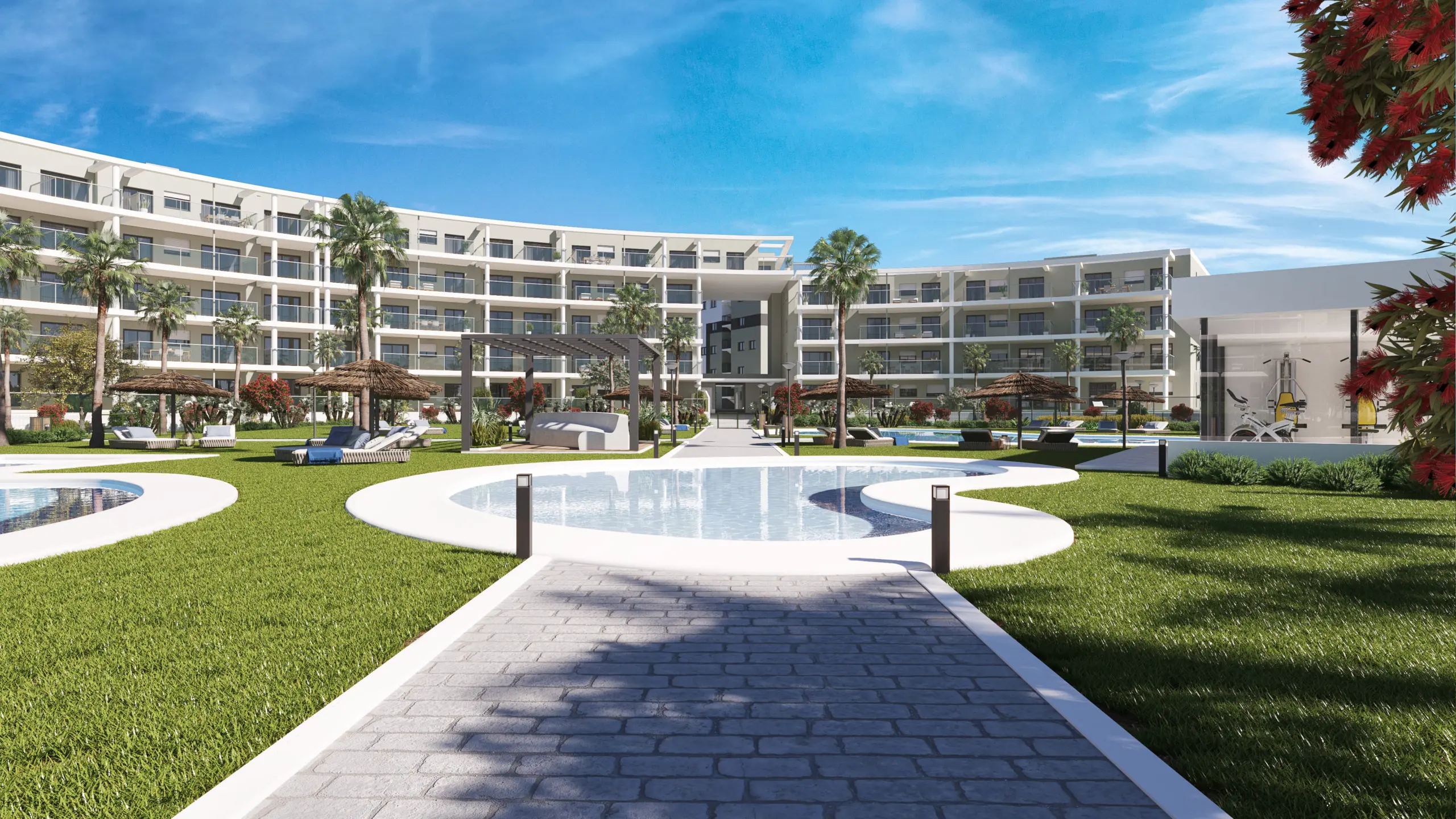 Apartamenty nad morzem w Manilvie