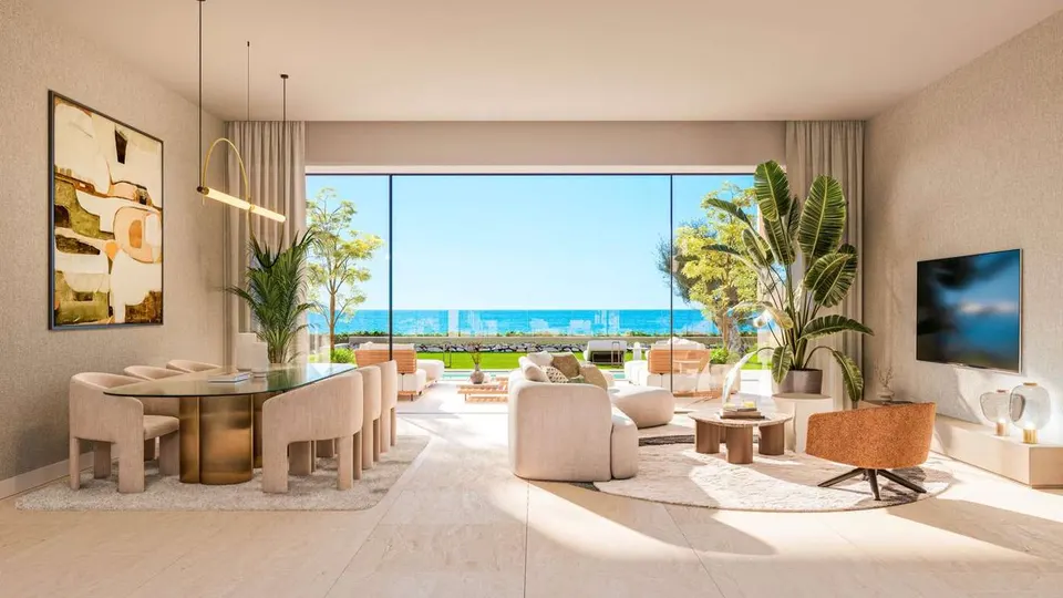 Penthouse z widokiem na morze w Manilva — zdjęcie