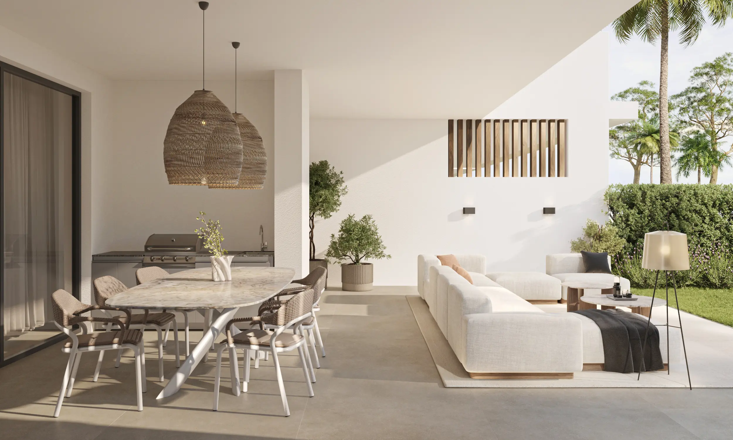 Apartamenty z widokiem na morze w Esteponie