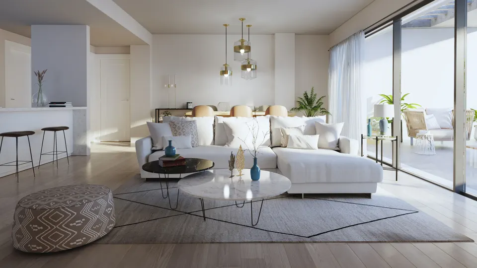 Apartamenty z widokiem na morze w Mijas Costa — zdjęcie