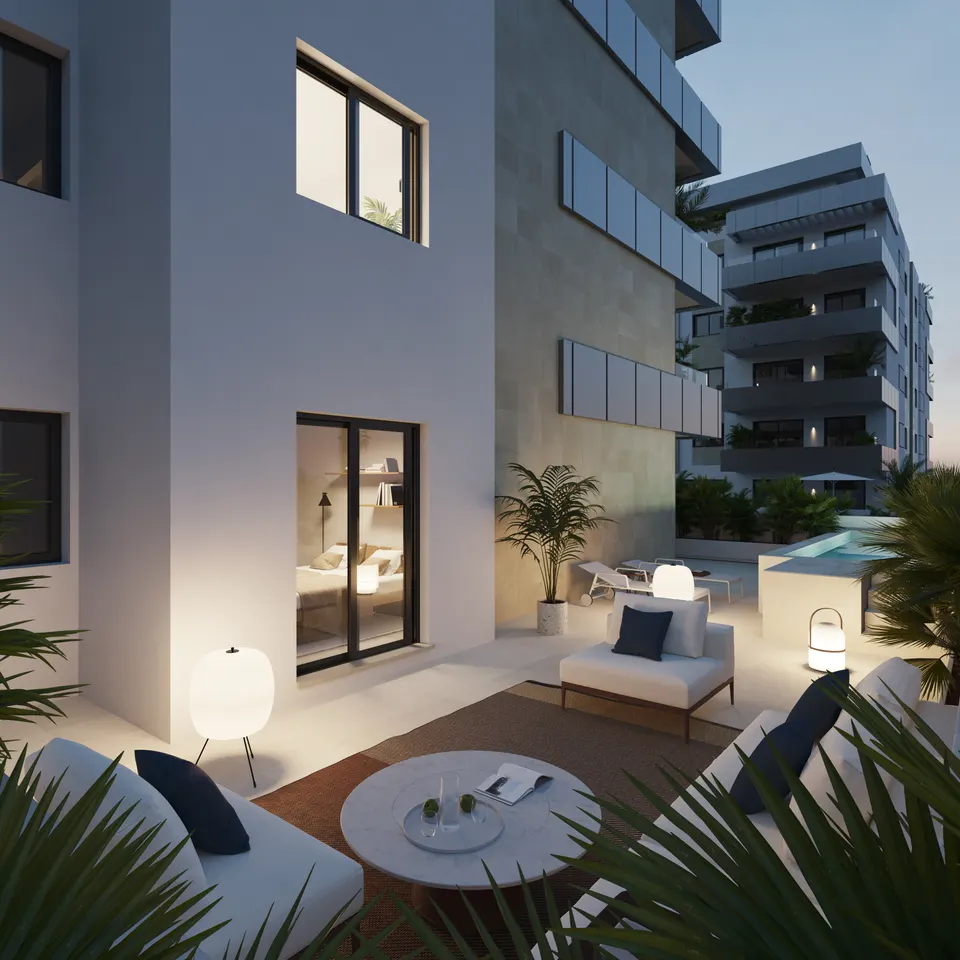 Apartamenty z tarasami w Mijas — zdjęcie