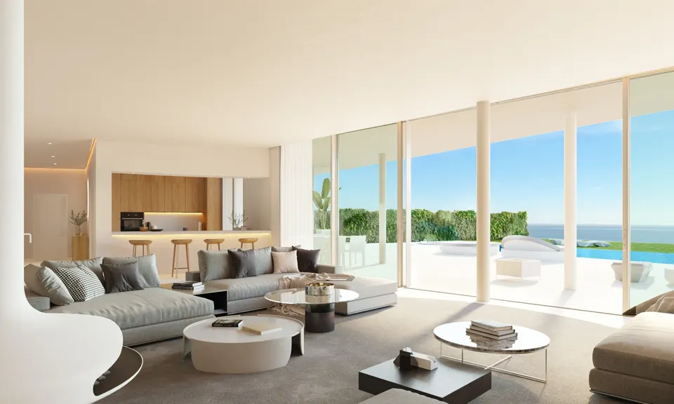 Wille z widokiem na morze w Benalmádena — zdjęcie