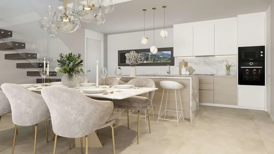 Apartament z widokiem na wybrzeże w Benahavís — zdjęcie