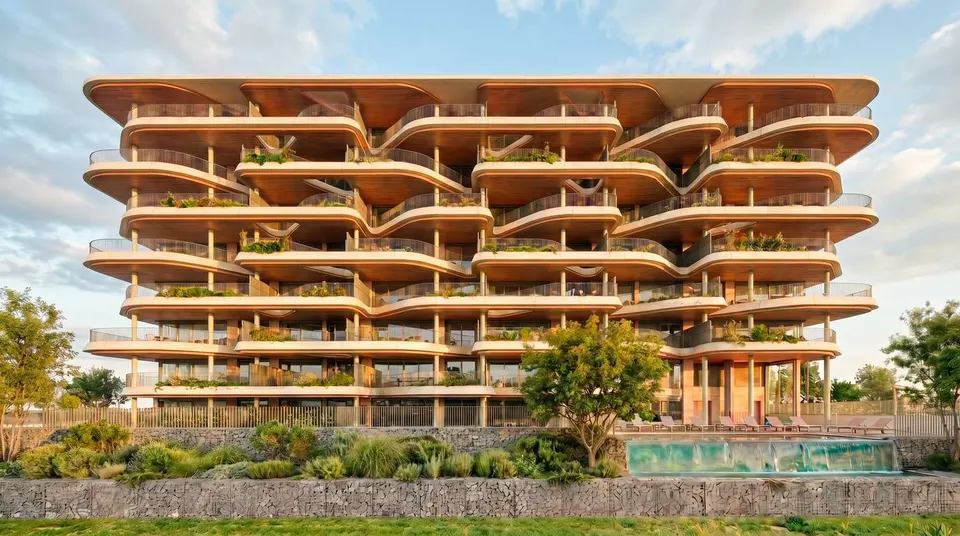 Apartamenty w ogrodzie w Fuengiroli — zdjęcie